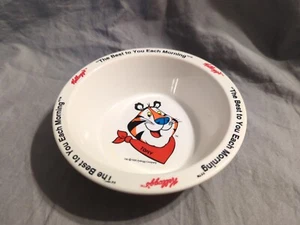 1995 Kellogg's "Frosted Flakes" Cereal Bowl w/ "Tony the Tiger", 6.5" PRE-OWNED - Picture 1 of 11