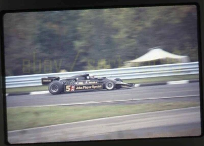Mario Andretti #5 Lotus - 1977 US Grand Prix Watkins Glen - Vtg Race Slide - Image 1 of 3