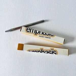 VTG Emphasis Pointer Telescoping 25" Pocket Clip Lopressor Geigy Japan Lot of 2 - Picture 1 of 6