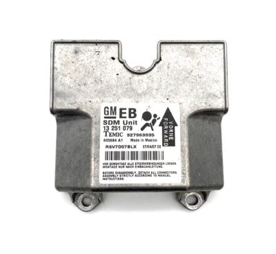 Centralina Modulo Airbag Opel Astra H GM OEM 13251079 / 327963935 Originale - Immagine 1 di 4