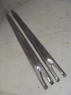 1958 Chevy Impala Front Fender Spear  Stainless Trim right and left sides GM OEM - Image 1 of 4