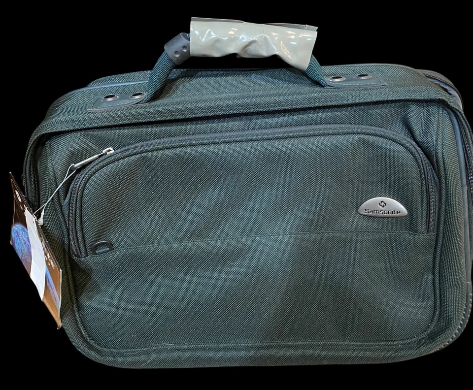 New W/Tags Samsonite Computer Bag Carry-On Green Attachable 550 Series/Ultralite - Image 1 of 4