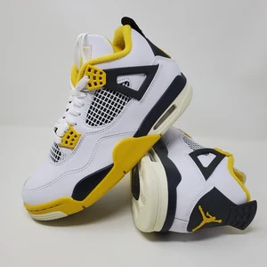 Nike Air Jordan 4 Retro Vivid Sulfur Yellow OG AQ9129-101 Women's Size 8 - Picture 1 of 11