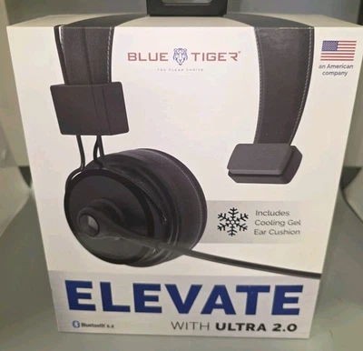 Blue Tiger Elevate Ultra 2.0 Noise Cancelling Over The Ear Bluetooth Headset New - Image 1 of 2