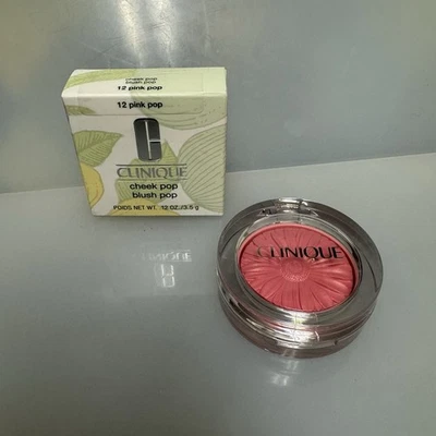 Clinique Cheek Pop Blush Pop 12 Pink Pop NIB 0.12 oz - Image 1 of 4