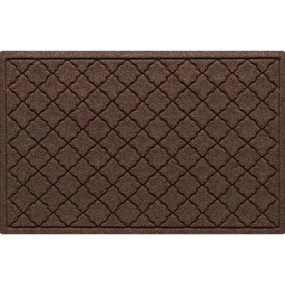 Waterhog Cordova 23 дюйма X 35 дюймов Коврик для помещений и улицы из полиэстера ПЭТ темно-коричневый - Изображение 1 из 4