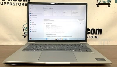 HP EliteBook 640 G11 Core Ultra 5 135U 1.6GHz 16gb RAM 512gb SSD 14" Win 11 READ - Image 1 of 4