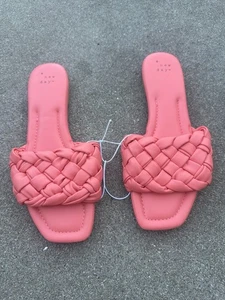 Sandali Carissa Woven Slide - Un nuovo giorno - Rosa - Taglia 7 - NUOVI - Foto 1 di 5