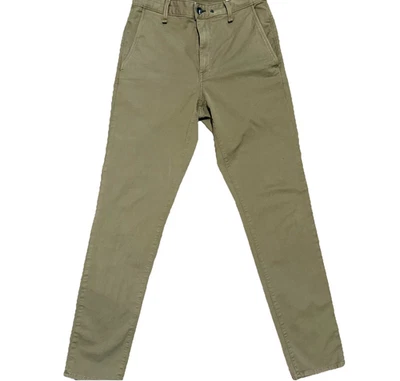 Rag & Bone Jeans Mens Pale Army Green Fit 2 Slim Fit Twill Chino 32x32 - Image 1 of 4