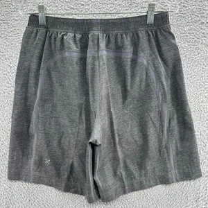 Lululemon Shorts Mens Large L Gray Running Gym Hiking Pace Breaker Lined Shorts - Picture 1 of 12