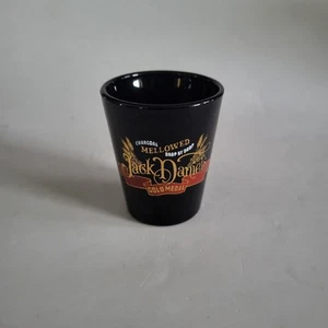Jack Daniels Medaglia Oro Carbone Ammorbidito Vetro Colpo Nero - Foto 1 di 7