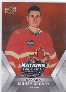 2024/25 UD 4 NATIONS FACE-OFF..SIDNEY CROSBY..# 4..CANADA..FREE COMBINED SHIP - Bild 1 von 2