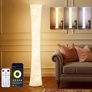 WORLD WIN LED Stehlampe für Wohnzimmer, 61'' Moderne Stehlampe mit 3 Farben... - Bild 1 von 6