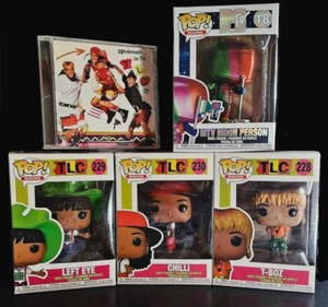 TLC Funko Pop Set _ #18 MTV Moon Man _ Ooooooohhh On The TLC Tip CD - Picture 1 of 3