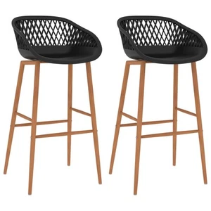 2/4x Taburetes de Cocina Negro Muebles Interior Sillas Altas Multicolor vidaXL - Imagen 1 de 78
