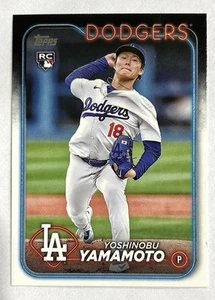 Yoshinobu Yamamoto 2024 Topps RC #553 Los Angeles Dodgers - Imagen 1 de 1
