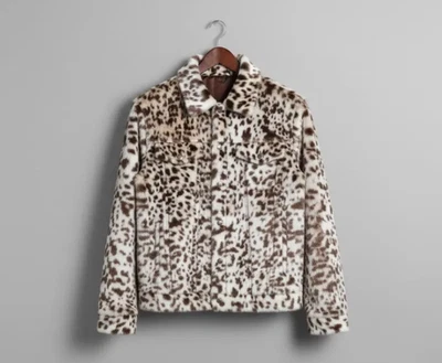 Handmade Spotted Western Cowhide Leather Jacket  Real Hair-On Hide Coat - Image 1 of 4