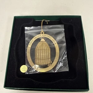 First Order Fresnel Lens 24k Gold Plated Ornament 3" VTD Vermont Designs - Picture 1 of 11
