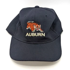 Vintage 90s/Y2K Auburn University Embroidered Tiger Hat Cap Flexfit Yupoong - Picture 1 of 9