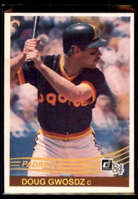 1984 Donruss Doug Gwosdz #383 San Diego Padres - Image 1 of 2