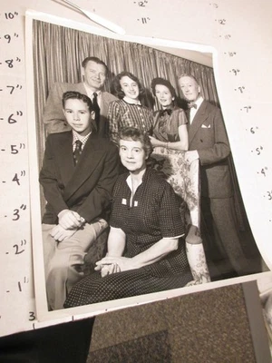 NBC TV photo 1954 ONE MANS FAMILY cast Anne Whitfield Martin Dean Linda Leighton - Image 1 of 3