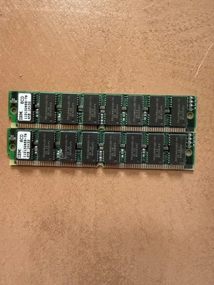72 Pin 8MB 2x4MB 70ns SIMM Memory Single Sided DRAM Non Parity - image 1 of 2