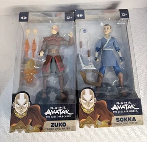 Avatar: The Last Airbender - ¡Figura de acción ZUKO 7" y SOKKA! - Imagen 1 de 4