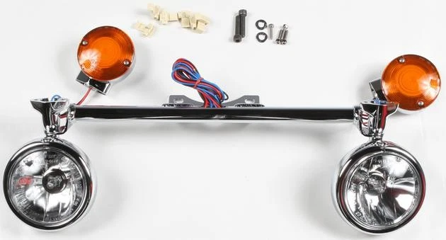 National Cycle Light Bar Chrome #N944 for Honda VT1300/VTX1300/VT750 Foto 1 de 1