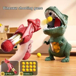Juguete de Disparo de Dinosaurios - Pistola T-rex Bala Suave, Divertido Juego Interactivo Padre-Hijo - Imagen 1 de 25