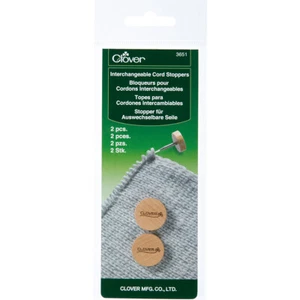 Clover 3651 Interchangeable Cord Stoppers 2/Pkg- - Picture 1 of 1