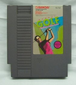 Cartucho de carro de videojuegos BANDAI GOLF Challenge Pebble Beach NES Nintendo 1988