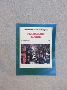 10-8-1988  HARVARD vs DARTMOUTH  IVY LEAGUE  NCAA FOOTBALL 68 Page PROGRAM - Picture 1 of 2
