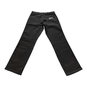 Jeans Wrangler Texas Denim Uomo W32 L32 Nero Dritto Cotone Elasticizzato *Taglia* - Foto 1 di 15