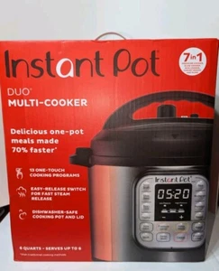 NIB Insta Pot Duo Multi-Cooker DUO60V5 - 6 Quarts - Picture 1 of 5