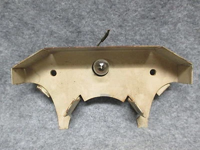 1928 Buick Dashboard Instrument Gauge Cluster Steel Backing Plate w/Socket 23461 - Imagem 1 de 3