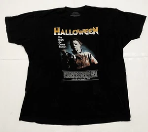 Camiseta Negra Halloween Michael Myers La Noche Llegó a Casa Talla 2XL - Imagen 1 de 3