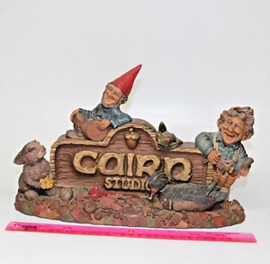 1993 Tom Clark Tim Wolfe Gnome Greetings! #73 Cairn Studio Sign Large Gnomes - Picture 1 of 18