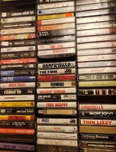 Vtg Cassette Tapes Build your Own Lot $5.99 Flat shipping music classic rock - Picture 1 of 298