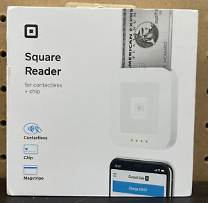 Square Reader Contactless + Chip Reader - White
