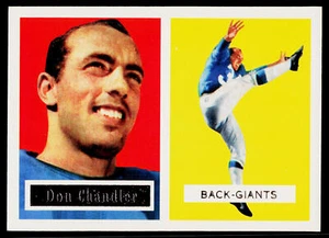 1994 Topps Archives 1957 Don Chandler Gold #23 New York Giants - Picture 1 of 2