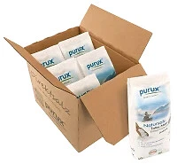 PURUX Totes Meer Salz Badesalz 6 x 850 g Direktsalz naturbelassen
