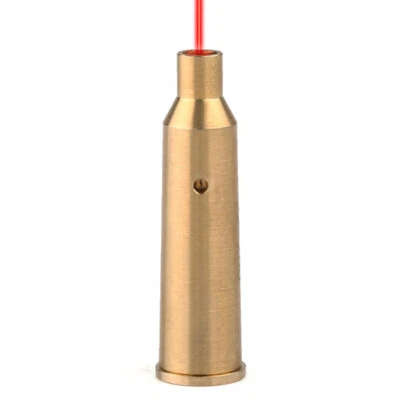 Red Laser Bore Sighter .22-250 Cal Cartridge Red Dot Laser w/Free Battery - Image 1 of 4