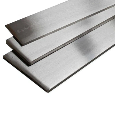 Edelstahl Flachmaterial K240 geschliffen 20x3 bis 200x10 bis 2000 mm Länge V2A - Bild 1 von 3