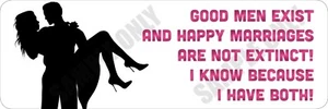 Good Men Exist Bumper Sticker - Picture 1 of 1
