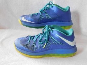 NIKE Air LeBron James X 10 "Sprite" Low 2013 Shoes - Men's Size 8.5 - 579785 500 - Picture 1 of 11