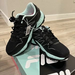 Fila Quadrix Mujer Trail Running Senderismo Zapatos Talla 7 Negros - Imagen 1 de 9