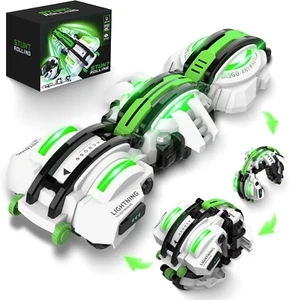 RC Cars with LED Lights - Remote Control Car Snake 360° Roll Toys, Birthday for - Picture 1 of 12