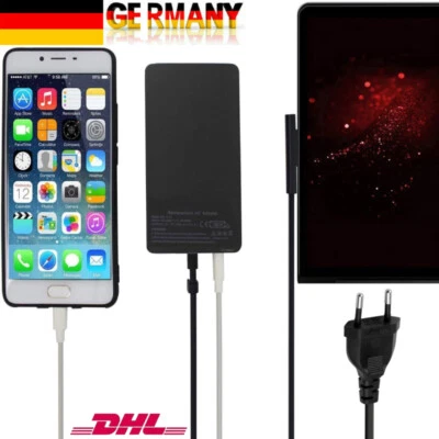65W/44W Ladegerät für Surface Pro 3/4/5/6/7/8/X Netzteil Ladekabel 1706 1800 - Bild 1 von 4