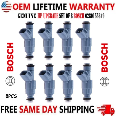 8 pieces HP UPGRADE Fuel Injectors for Jeep Grand Cherokee 4.7L V8 (2001-2007) - Image 1 of 4
