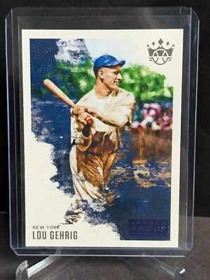 2020 Diamond Kings Artists Proof Blue #18 Lou Gehrig - Image 1 of 2
